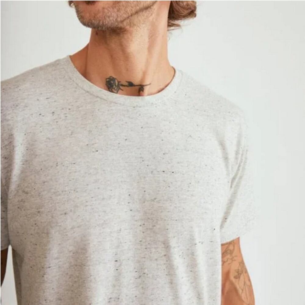 Marine Layer Respun Signature Crew Light Speckled… - image 1